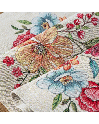 Obrus 100x100 Cho 1413 naturalny Eurofirany