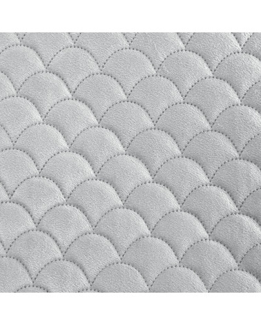 Narzuta velvet 170x210 Ariel srebrna Eurofirany