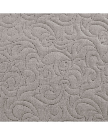 Narzuta mikrofibra 200x220 Len 4 popielata Eurofirany