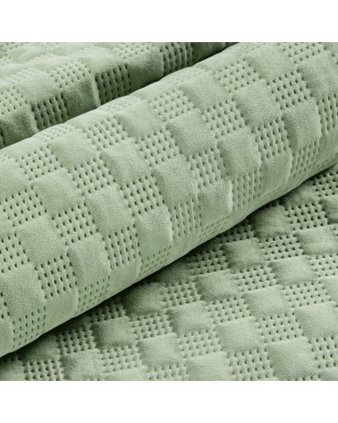 Narzuta velvet 200x220 Sofia 4 jasnozielona Eurofirany