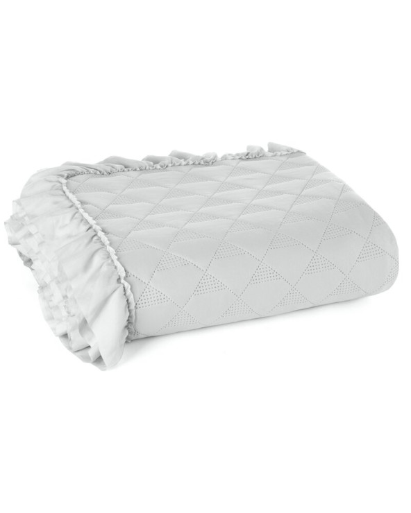 Narzuta mikrofibra 220x240 Vanesa srebrna Eurofirany