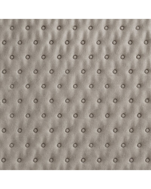Narzuta mikrofibra 220x240 Falbanka ciemnobeżowa Eurofirany