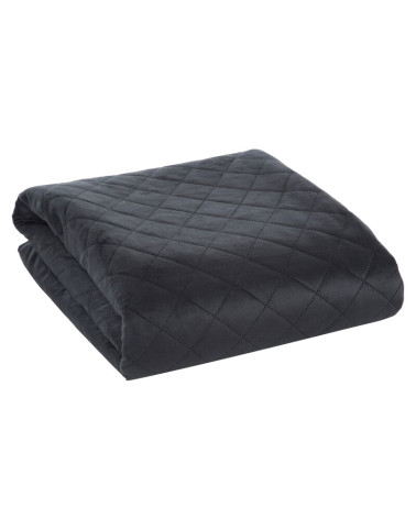 Narzuta velvet 170x210 Luiz 5 czarna Eurofirany