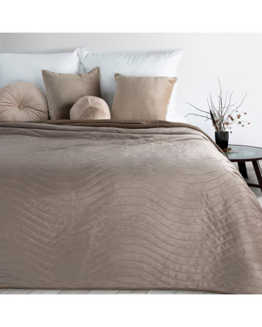 Narzuta velvet 220x240 Luiz 10 beżowa Eurofirany