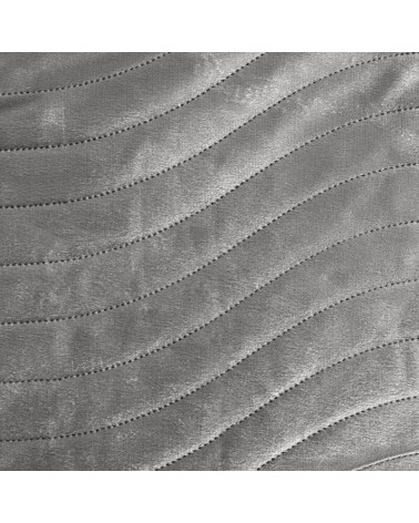 Narzuta velvet 170x210 Luiz 10 stalowa Eurofirany