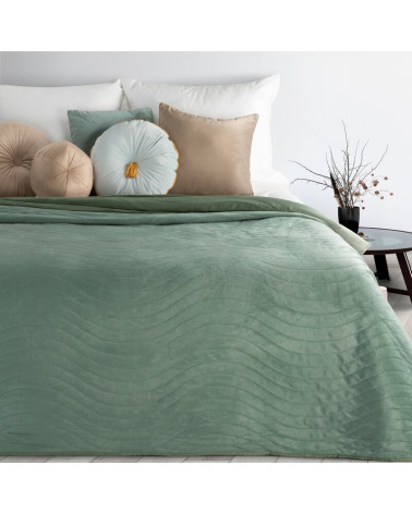Narzuta velvet 220X240 Luiz 10 zielona Eurofirany