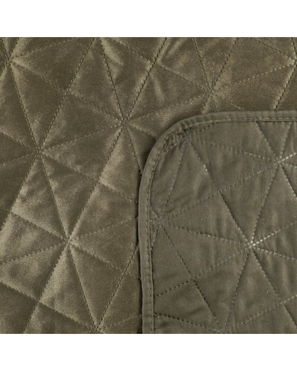 Narzuta velvet 170x210 Luiz 3 brązowa Eurofirany
