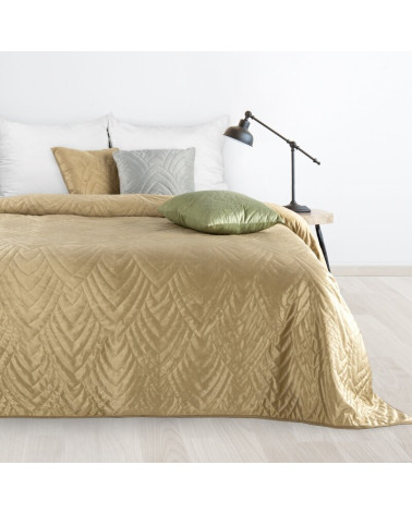 Narzuta velvet 170x210 Luiz 6 beżowa Eurofirany
