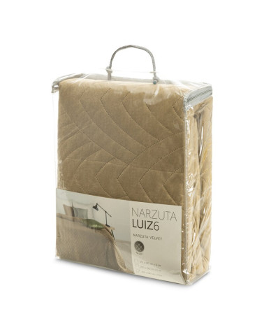 Narzuta velvet 170x210 Luiz 6 beżowa Eurofirany