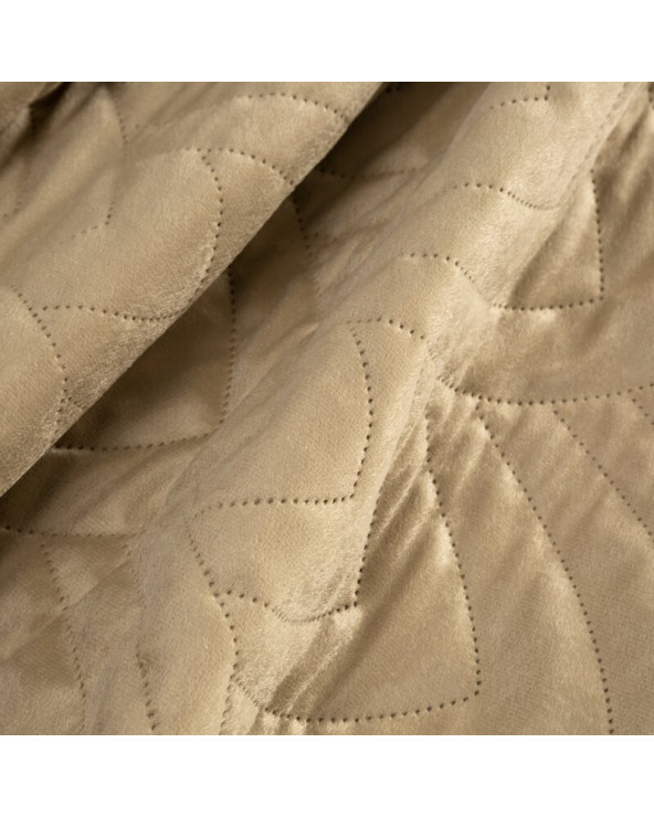 Narzuta velvet 220x240 Luiz 6 beżowa Eurofirany