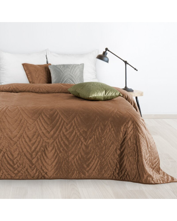 Narzuta velvet 200x220 Luiz 6 ceglasta Eurofirany