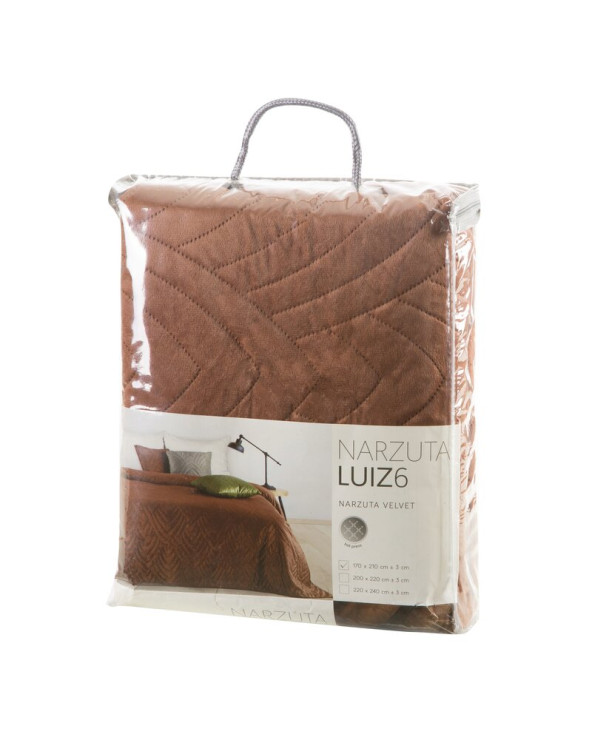 Narzuta velvet 220x240 Luiz 6 ceglasta Eurofirany