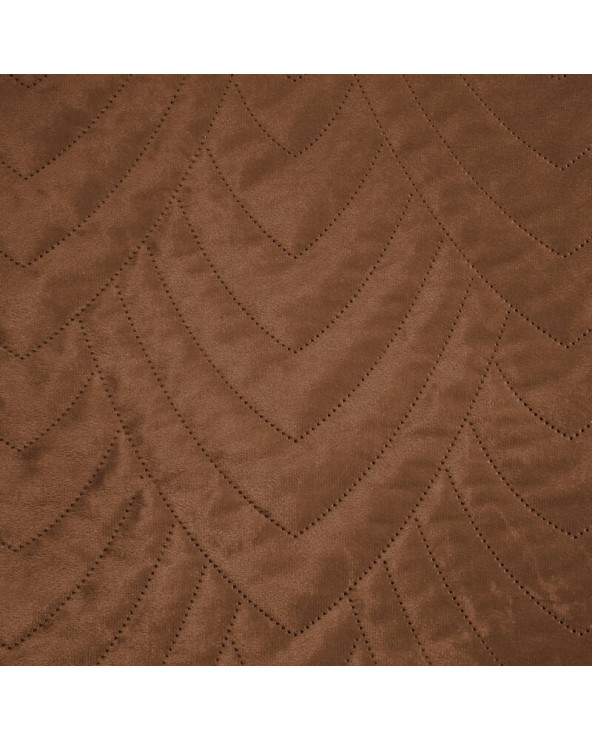Narzuta velvet 220x240 Luiz 6 ceglasta Eurofirany