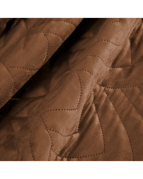 Narzuta velvet 220x240 Luiz 6 ceglasta Eurofirany