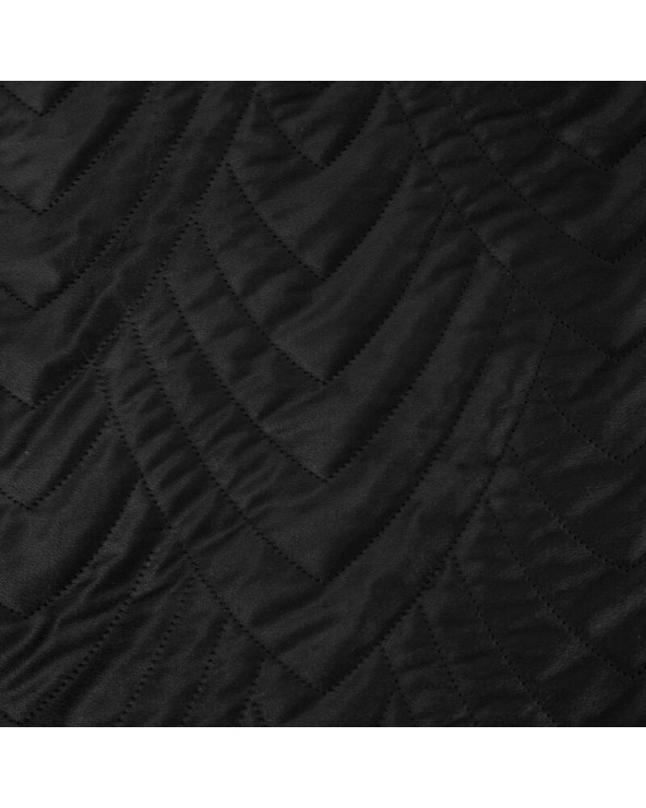 Narzuta velvet 170x210 Luiz 6 czarna Eurofirany