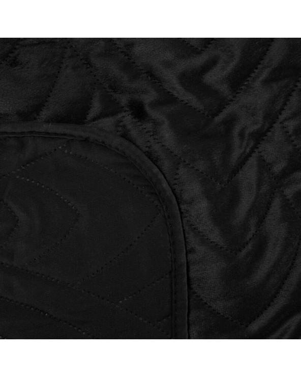 Narzuta velvet 170x210 Luiz 6 czarna Eurofirany