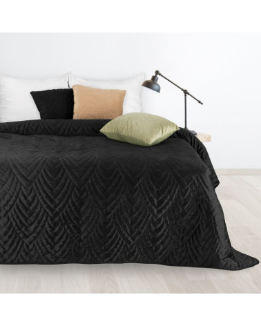 Narzuta velvet 220x240 Luiz 6 czarna Eurofirany