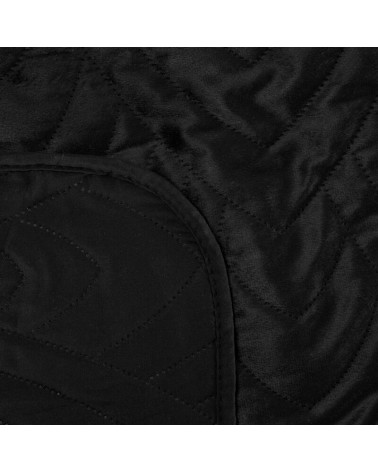 Narzuta velvet 220x240 Luiz 6 czarna Eurofirany