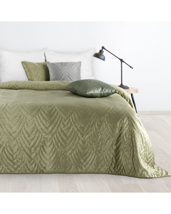 Narzuta velvet 200x220 Luiz 6 jasnozielona Eurofirany