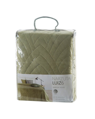 Narzuta velvet 200x220 Luiz 6 jasnozielona Eurofirany