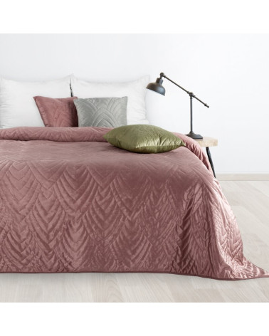 Narzuta velvet 170x210 Luiz 6 różowa Eurofirany