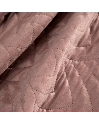 Narzuta velvet 170x210 Luiz 6 różowa Eurofirany