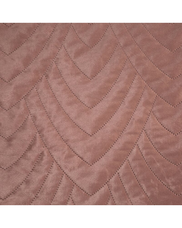 Narzuta velvet 220x240 Luiz 6 różowa Eurofirany