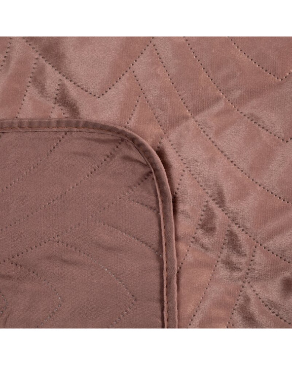Narzuta velvet 220x240 Luiz 6 różowa Eurofirany