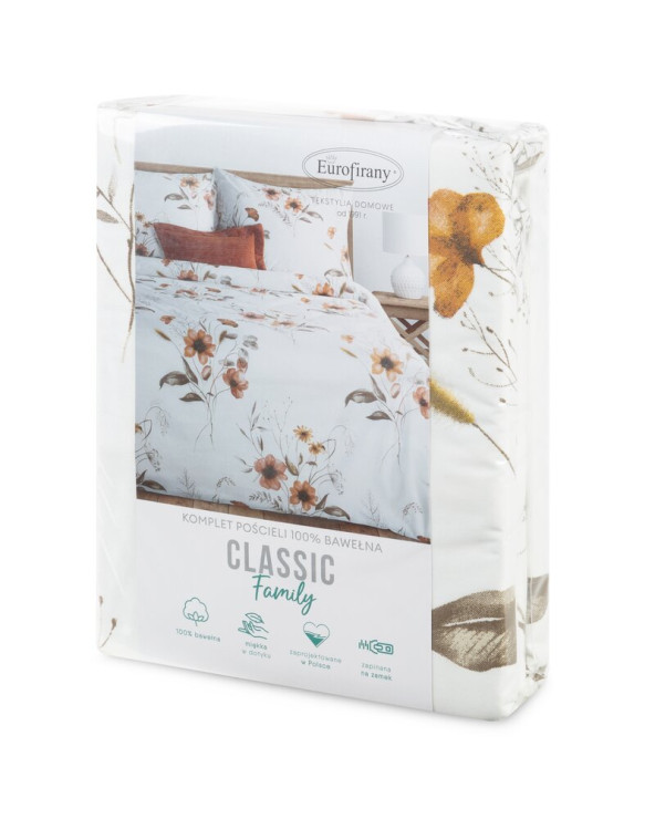 Pościel bawełna ranforce 200x220 + 2x70x80 Celine Eurofirany