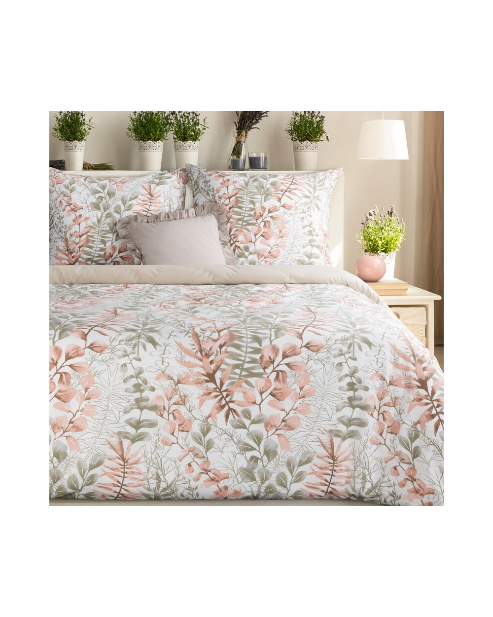 Pościel bawełna ranforce 200x220 + 2x70x80 Freesia Eurofirany