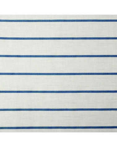 Pościel satyna bawełniana 160x200 + 2x70x80 Raya biała/granatowa Eurofirany