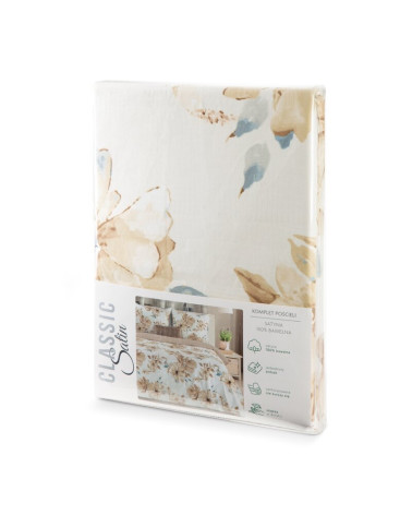 Pościel satyna bawełniana 140x200 + 1x70x80 Spring 90 Eurofirany