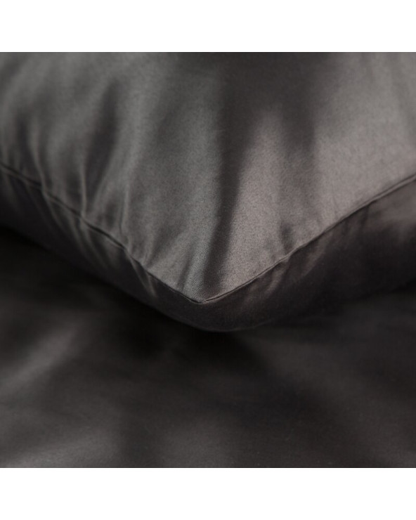 Pościel polycotton 200x220 + 2x70x80 Harmony czarna Eurofirany