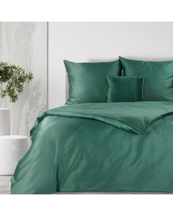 Pościel polycotton 160x200 + 2x70x80 Harmony zielona Eurofirany