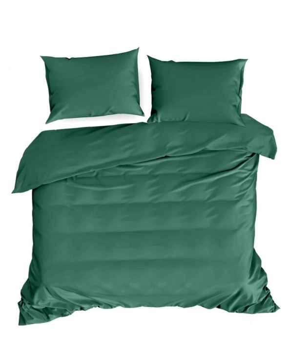 Pościel polycotton 160x200 + 2x70x80 Harmony zielona Eurofirany