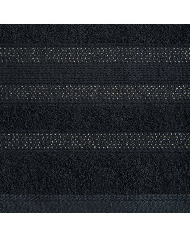 Ręcznik bawełna Judy 1 30x50 czarny Eurofirany