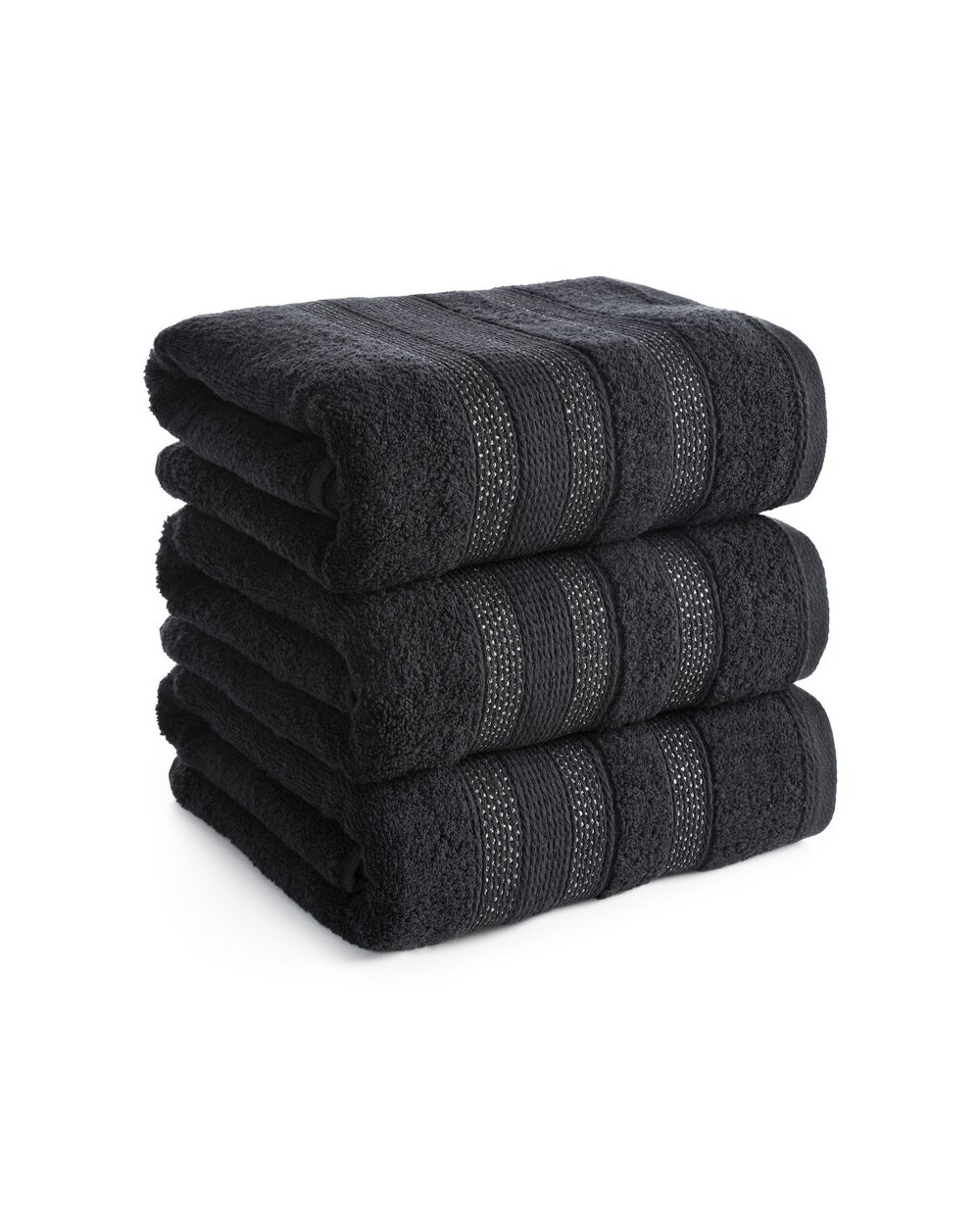 Ręcznik bawełna Judy 1 70x140 czarny Eurofirany