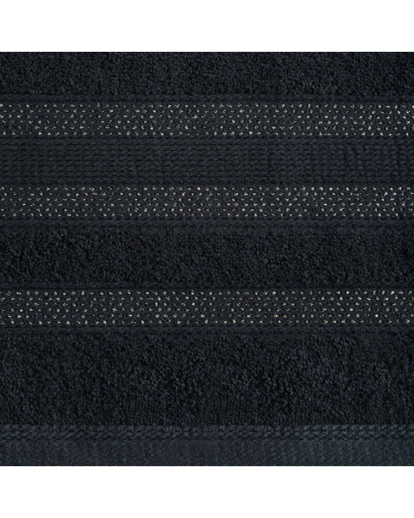 Ręcznik bawełna Judy 1 70x140 czarny Eurofirany