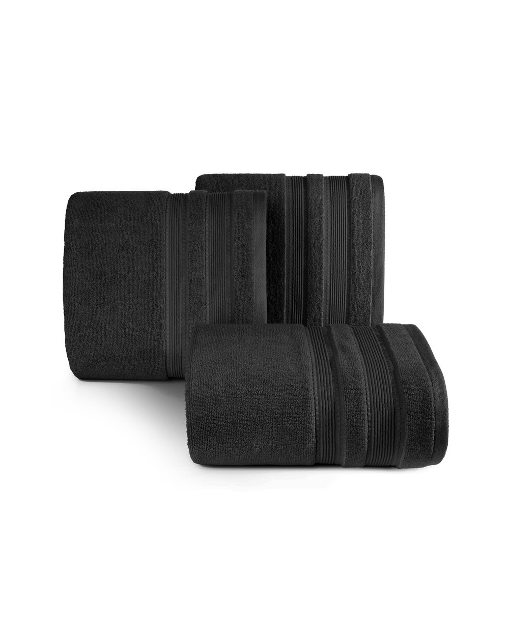 Ręcznik bawełna Rico 70x140 czarny Eurofirany