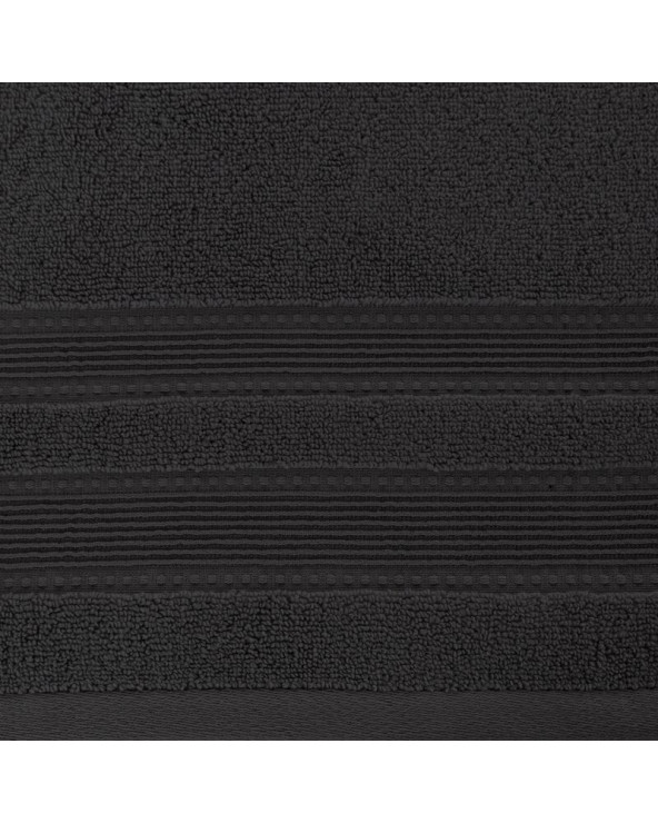 Ręcznik bawełna Rico 70x140 czarny Eurofirany