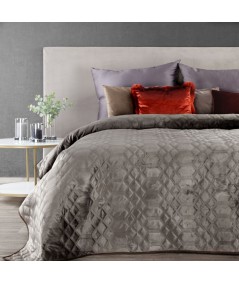 Narzuta velvet Ariel 2 220x240 ciemnobeżowa