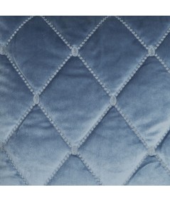 Narzuta velvet Amareta 220x240 niebieska
