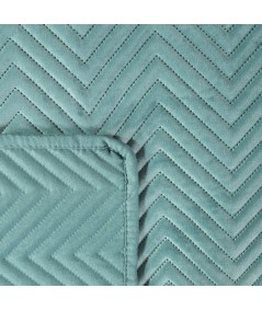 Narzuta velvet Sofia 200x220 miętowa