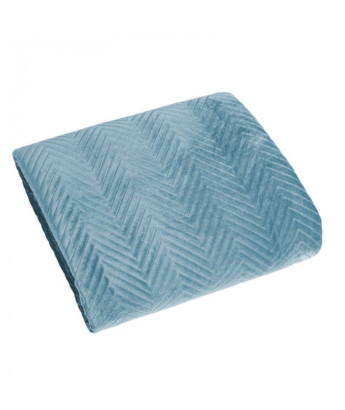 Narzuta velvet Sofia 200x220 niebieska
