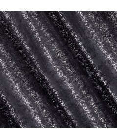 Zasłona zaciemnająca Ebru 135x270 czarna/srebrna