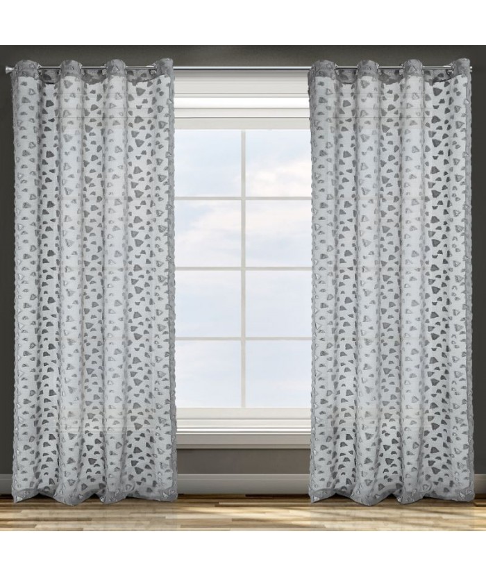 Zasłona Bindy 140x250 stalowa