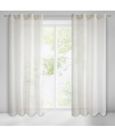 Firana z siateczki Arleta 140x250 beżowa