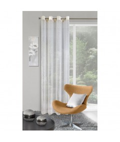 Firana z siateczki Abigail 140x250 kremowa