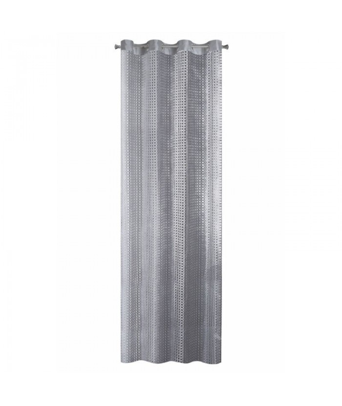 Firana z siateczki Agnes 140x250 stalowa