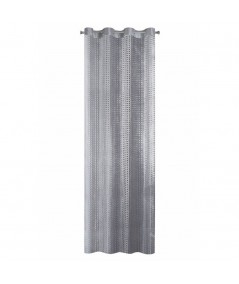 Firana z siateczki Agnes 140x250 stalowa